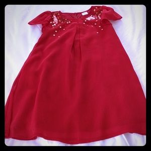 Edgehill Collection red dress sz4 with sequins